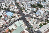 Nút giao ngã tư Bốn Xã. Ảnh: Lê Minh
