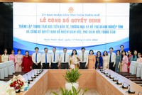 Lễ công bố quyết định của Thủ tướng Kl993 ưu đãi thưởng hấp dẫn về việc thành lập Trung tâm Xúc tiến Kl99ok phiên bản mới, Thương mại và Hỗ trợ Kl991.com World Cup 2026 Chính Thức tỉnh Thừa Thiên Huế