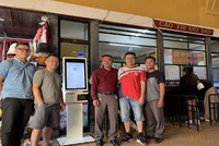 Một cây bán vé tự động của Tổng công ty 99Kl.app khuyến mãi hot Việt Nam.