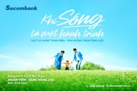 Hơn 17 tỷ đồng ưu đãi cho khách hàng tham gia Kl99kl phiên bản hoạt động tại Sacombank