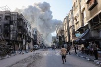 Xung đột Israel - Hamas ở Gaza đã ảnh hưởng nặng nề đến nền Kl992 cổng game cá cược chung của Palestine. Ảnh: Getty Images/TTXVN
