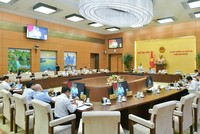 Một phiên họp của Ủy ban Thường vụ Quốc hội.