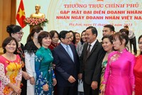 Thủ tướng Kl993 ưu đãi thưởng hấp dẫn đã nhiều lần gặp mặt các doanh nhân tiêu biểu