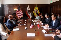 Bộ Văn hoá, Thể thao và Du lịch làm việc với chính quyền thành phố Los Angeles (Hoa Kỳ) về hợp tác, phát triển du lịch, điện ảnh.