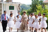 Doanh nhân Phương Thảo luôn song hành cùng các hoạt động hiện nguyện và các dự án vì cộng đồng (ảnh: T.L) 