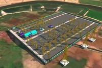 Trạm biến áp 220kV Nam Cấm được đặt tại xóm 1, xã Nghi Hoa, huyện Nghi Lộc.