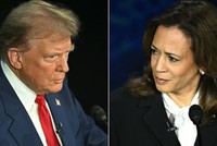 Ông Donald Trump và bà Kamala Harris. Ảnh: AFP