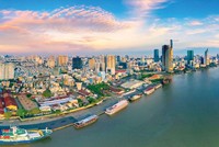 Vùng Đông Nam Bộ hình thành 3 tiểu vùng đô thị. Ảnh: VGP