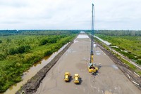 Dự án đường Vành đai 3, TP.HCM Kl99ok phiên bản mới bằng vốn ngân sách đang tăng tốc thi công để giải ngân vốn những tháng cuối năm 2024 - Ảnh: Lê Anh
