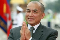Quốc vương Campuchia Preah Bat Samdech Preah Boromneat Norodom Sihamoni. Ảnh: TTXVN