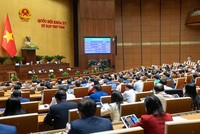  Quốc hội thông qua một luật sửa 4 luật về Kl99ok phiên bản mới. Ảnh: Quốc hội