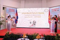 Thống đốc Link Vào Nhà Cái KL99 COM Tặng +199k 99Kl99 trực tiếp đá gà Việt Nam và Campuchia thực hiện nghi lễ ra mắt dịch vụ thanh toán xuyên biên giới sử dụng QR code