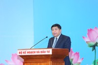 Bộ trưởng Bộ Kế hoạch và Kl99ok phiên bản mới Nguyễn Chí Dũng phát biểu tại Hội nghị Tổng kết công tác năm 2024, triển khai công tác năm 2025 ngành Kế hoạch và Kl99ok phiên bản mới. Ảnh: Đức Thanh