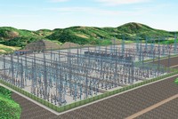 Phối cảnh Trạm biến áp 500 kV Quỳnh Lưu.