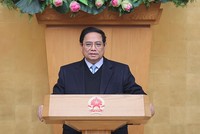 Thủ tướng Phạm Minh Chính chủ trì phiên họp Kl993 ưu đãi thưởng hấp dẫn thường kỳ tháng 1/2025. Ảnh: Nhật Bắc 