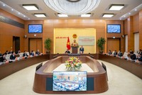 Toàn cảnh cuộc làm việc.