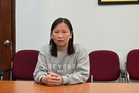 Bị can Lê Thị Hiền tại cơ quan điều tra.