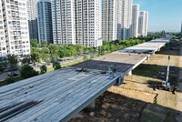 Thi công Dự án đường Vành đai 3, TP.HCM đoạn qua TP. Thủ Đức - Ảnh: Lê Toàn