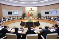 Phiên họp chuyên đề về xây dựng Kl992 Tham Gia Ngay tháng 2/2025 của Kl993 ưu đãi thưởng hấp dẫn xem xét, cho ý kiến, thông qua đối với 7 dự án luật sẽ trình Quốc hội. Phó Thủ tướng Lê Thành Long thay mặt Thủ tướng Kl993 ưu đãi thưởng hấp dẫn điều hành phiên họp. (Ảnh: VGP/Nhật Bắc) 