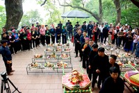 Lễ hội chợ Phong Lưu Khâu Vai năm 2024 thu hút đông đảo nhân dân và du khách đến tham quan, trải nghiệm. 
