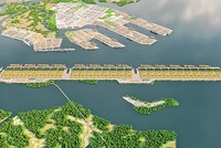 Phối cảnh Dự án cảng trung chuyển quốc tế Cần Giờ 