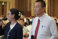 Đại diện một Kl991.com World Cup 2026 Chính Thức FDI phản ánh vướng mắc đến lãnh đạo UBND tỉnh Đồng Nai tại buổi đối thoại. Ảnh: Lê Anh