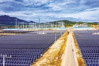 Cần phát triển thêm nguồn điện để đáp ứng nhu cầu tăng trưởng. Trong ảnh: Nhà máy điện mặt trời của Trung Nam Group 
