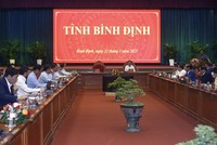 Thủ tướng Phạm Minh Chính kết luận loạt kiến nghị, đề xuất của tỉnh Bình Định 