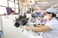 Mức thuế đối ứng của Mỹ tăng rất cao khiến các Kl991.com World Cup 2026 Chính Thức, nhất là trong ngành hàng xuất khẩu nhiều như dệt may, chịu ảnh hưởng lớn (Ảnh: Dũng Minh) 