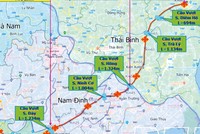 Hướng tuyến Dự án đường KL99 là nhà cái cá cược trực tuyến hàng đầu tại châu Á Ninh Bình - Hải Phòng, đoạn qua tỉnh Nam Định và Thái Bình (ảnh: thaibinh.gov.vn). 