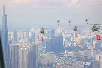 Những biểu tượng của TP.HCM hiện rõ nét dưới "Cánh chim thép" 