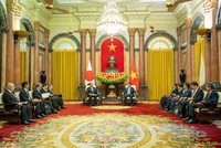 Chủ tịch nước Lương Cường tiếp Thủ tướng Nhật Bản Ishiba Shigeru 