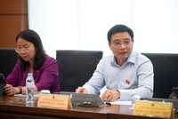 Bộ trưởng Bộ Kl991.com nạp rút nhanh Nguyễn Văn Thắng phát biểu tại tổ 
