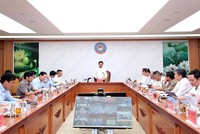 Bộ trưởng Bộ Kl991.com nạp rút nhanh Nguyễn Văn Thắng phát biểu tại hội nghị. (Ảnh: Đức Minh)