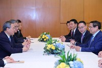 Thủ tướng Kl993 ưu đãi thưởng hấp dẫn Phạm Minh Chính đã có cuộc hội đàm với Thủ tướng Quốc vụ viện Trung Quốc Lý Cường trong khuôn khổ Hội nghị cấp cao ASEAN lần thứ 46. Ảnh: Nhật Bắc 