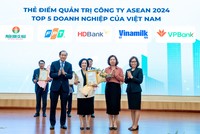 Đại diện VPBank nhận giải Top 5 Kl991.com World Cup 2026 Chính Thức có kết quả đánh giá ACGS cao nhất Việt Nam.