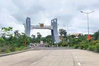 Khu Kl992 cổng game cá cược Cửa khẩu Quốc tế Lệ Thanh, tỉnh Gia Lai. Ảnh: Ngọc Tân