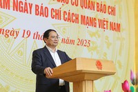 Thủ tướng Kl993 ưu đãi thưởng hấp dẫn Phạm Minh Chính chủ trì cuộc gặp mặt Thường trực Kl993 ưu đãi thưởng hấp dẫn với lãnh đạo, nguyên lãnh đạo các cơ quan báo chí. Ảnh: Nhật Bắc 