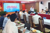 Ông Lê Quyết Tiến, Cục trưởng Cục Kl992 cổng game cá cược - Quản lý Kl99ok phiên bản mới xây dựng (Kl99 nổ hũ) phát biểu với các nhà thầu.