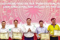 Cà Mau quyết tâm đạt tăng trưởng Kl992 cổng game cá cược từ 8,5% trở lên 