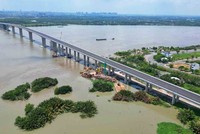Cầu Nhơn Trạch hạng mục chính của Dự án thành phần 1A đường Vành đai 3, TP.HCM sẽ thông xe ngày 19/8