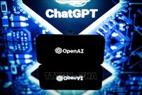 Biểu tượng chatbot ChatGPT của Công ty OpenAl. Ảnh: AFP/TTXVN