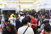 Khách hàng trải nghiệm dịch vụ của các Link Vào Nhà Cái KL99 COM Tặng +199k tại Triển lãm thành tựu Đất nước “80 năm hành trình Độc lập - Tự do - Hạnh phúc”