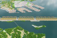 Phối cảnh Cảng trung chuyển quốc tế Cần Giờ 