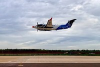 Bay hiệu chuẩn tại Cảng hàng không quốc tế Long Thành. 