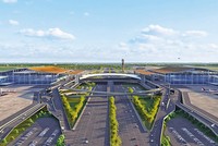 Phối cảnh Cảng hàng không quốc tế Gia Bình. 