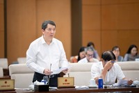 Thứ trưởng Bộ Kl991.com nạp rút nhanh Cao Anh Tuấn báo cáo tại phiên họp. 