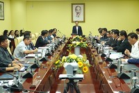 Chủ tịch UBND TP.Đà Nẵng Phạm Đức Ấn chủ trì buổi làm việc với Hiệp hội Kl991.com World Cup 2026 Chính Thức thành phố để lắng nghe và giải quyết các khó khăn, vướng mắc cho Kl991.com World Cup 2026 Chính Thức. Ảnh: Phương Thuận 