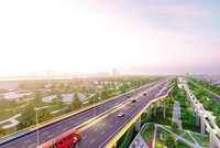 Phối cảnh Dự án Kl99ok phiên bản mới xây dựng trục đại lộ cảnh quan sông Hồng 