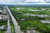 Khu đất được quy hoạch làm Dự án Khu Đô thị đại học quốc tế Berjaya tại huyện Hóc Môn cũ - Ảnh: Lê Minh
